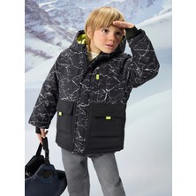 Lc Waikiki Yeni Sezon Kapüşonlu Erkek Çocuk Kayak Montu