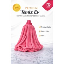 Premini Yedek Mikrofiber Havlu ile Süper Emici Temizlik Mop Seti