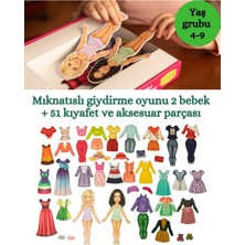 Empressco Yenilikçi Mıknatıslı Giydirme Oyunu, Çocuklar Için Eğlenceli ve Öğretici