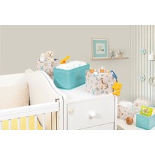 Karahanbey Baby 3'lü Kullanışlı Çekmece Düzenleyici Çok Amaçlı Organizer Kutu (Yeşil) ( )