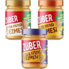 Züber Üçlü Yer Fıstığı Ezmesi Paketi (%100 + Original + Crunchy Yer Fıstığı Ezmesi 315G)