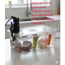 Empressco 2'li Set: Gastronom Kapak ve Küvet, Sous Vide Uyumlu, Pratik Kullanım