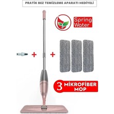 Premini Pratik Sprey Mop Seti, 300CC Su Hazneli, 3 Adet, Kolay Temizlik