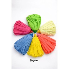 Premini Karışık Renkli Mikrofiber Başlık, Yedek Mop ve Paspas Ucu