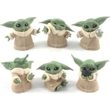 Empressco Oyuncak Baby Yoda Karakter Figür Seti 6
