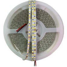 Powerr Led Aydınlatma 24 Volt 5 mm 2835 Smd 3000K Günışığı Iç Mekan 120 Ledli 10 Metre Şerit LED