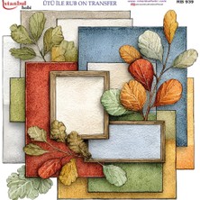 İstanbul Hobi Ütü ile Rub On Transfer Kağıdı 30X30CM RB-939