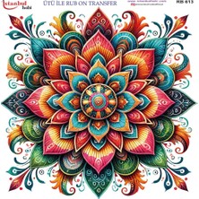 İstanbul Hobi Ütü ile Rub On Transfer Kağıdı 30X30CM RB-613