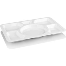 Empressco Dayanıklı ve Şık Kırılmaz Plastik Tabldot Tepsi, Pratik ve Güvenilir Kullanım