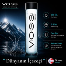 Voss Doğal Mineralli Su (Sparklıng) 375 ml Cam *3'lü