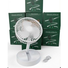 Wexta - 108 Şarjlı Masaüstü Vantilatör 16CM 3 Kademeli USB Fan Sessiz Çalışma Özelliği