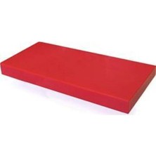 Empressco Sağlam 30X50X4 cm Kırmızı Sert Polietilen Kesim Tahtası