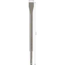 3k Sakarya Avm 1x Pro Sds Plus-4c Düz Keski (Beton, Tuğla, Ø Mm, Professional Aksesuar Kırıcı Delici, Kırıcılar)