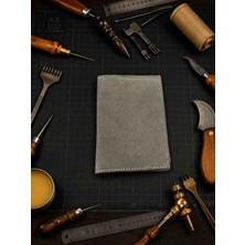 Vintage Leather Craft Hakiki Deri Araç Ruhsat Kabı
