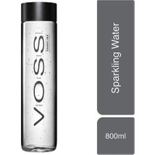 Voss Doğal Mineralli Su (Sparkling) 800 ml Cam *3'lü