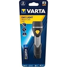 3k Sakarya Avm Varta Day Light Multi LED F10 Taschenlampe Mit 5 Leds (Inkl. 1xaa Longlife Power Batterie, Ideal Für Haushalt, Camping, Angeln, Garage, Notfall, Stromausfall, Outdoor)