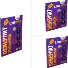Muba Yayınları Muba 5.Sınıf Türkçe Matematik Fen Bilimleri Deneport Deneme Seti