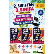 Ata Yayıncılık 2.sınıftan 3.sınıfa Geçenler Için Derslerimi Yaz Tatilinde Tekrar Ediyorum Seti -3