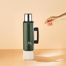 3k Sakarya Avm Ar Yıldız Nature Camp Taşınabilir Termos Yeşil 1 Litre