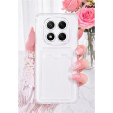 Fibaks Redmi Note 15 Pro 5g Kılıf Kamera Koruma ve Köşe Korumalı Kartlıklı Cüzdanlı Darbe Emici Şeffaf Telefon Kılıfı Kapak