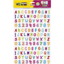 Empressco Color 20 x 30 cm Harfleri ve Sayıları Öğreniyorum Yapışkanlı Eva Sticker - Fiyatı, Yorumları