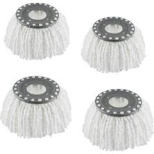Premini 4'lü Mikrofiber Mop Yedeği Seti, Temizlik Için Uygun ve Dayanıklı