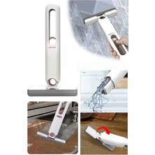 Premini Pratik Taşınabilir Mini Otomatik Sıkmalı Mop Seti, Yıkanabilir ve Kolay Kullanım