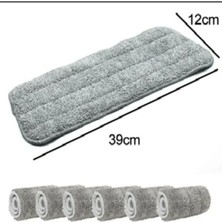 Premini Pratik Temizlik Sprey Mop Mikrofiber Yedek Bezleri 6'lı Set