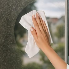 3k Sakarya Avm Yüzey Temizlik Havlusu 100 Yaprak, Iz Bırakmayan Lotus Kokulu Yüzey Temizlik Mendili 100&APOS;LÜ, Beyaz Sirke & Karbonat Içeren Islak Havlu & Mendil, Cam Ayna, Ev Ofis, Araba Araç Temizliği