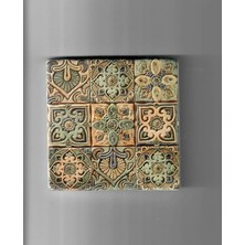Premini Doğal Taş Dekoratif Banyo Gider Kapağı Süsü, 10X10 cm