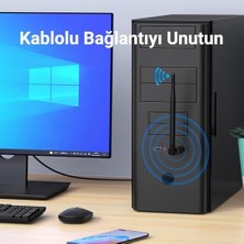 3k Sakarya Avm AD083 650 Mbps USB Adaptör Wifi Alıcı Verici Access Point