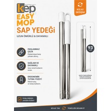 Premini 93 cm Metal Yedek Mop Sapı, Uzun ve Dayanıklı Temizlik Sapağı