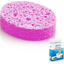 Alkar Ticaret Banyo Süngeri Selülozik Pembe Pembe 8699203310201