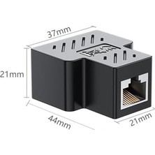 Alkar Ticaret 1 To 2 Ethernet Splitter Çoğaltıcı Adaptör