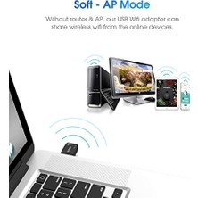 Alkar Ticaret Ac 1300 Mbit/s USB Wlan Adaptörü, Çift Bant Wifi Stick 2.4g/5ghz Usb3.0 Adaptör Kablosuz Ağ Alıcısı Wifi Dongle, Masaüstü Bilgisayar/dizüstü Bilgisayar Için, Windows 11/10/8.1/7/ Mac Os x