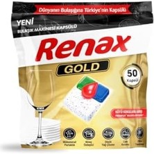 Alkar Ticaret Gold Bulaşık Makinesi Kapsül Deterjanı 50 Adet