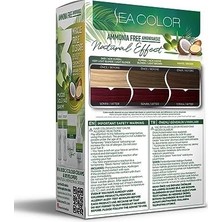 Alkar Ticaret Amonyaksız, Vegan, Doğal, Besleyici Kalıcı Saç BOYASI%100 Beyaz Kapama (1 Paket 2 x 50 ml Boya & Oksidan) (Kestane Kızılı 4.6)