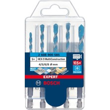 Alkar Ticaret Professional Accessories 5x Expert Hex-9 Multiconstruction Delme Ucu Setleri (Beton, Yumuşak Döşemeler, Çelik, Yumuşak Ahşap, Plastik, 4-8 Mm, Aksesuar Döner Matkap/vidalamalar)