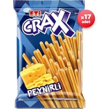 Alkar Ticaret Crax Peynirli Çubuk Kraker 80 G x 17 Adet