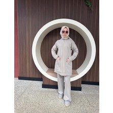 Aysun Aydemir Alt Üst Ikili Fermuarlı Cepli Günlük Tesettür Eşofman Takım