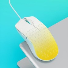 Alkar Ticaret Aula S11 Pro 3600DPI Rgb Optik Gaming Mouse Sarı
