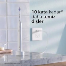 Sensitive Yedek Diş Fırçası Başlığı, 10 Kat Daha Fazla Plak Temizliği, Ultra Yumuşak Fırça Başlığı, 2’li Paket, Beyaz, HX6052/87