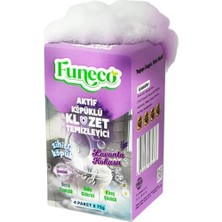 Alkar Ticaret Tuvalet Klozet Wc Lavabo Temizleyici Aktif Köpüklü Doğa Dostu 4X75G (300G) Aylık Paket – Lavanta Ferahlığı
