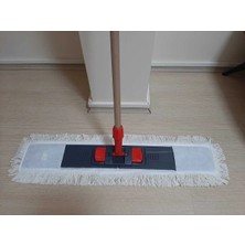 Premini 80 cm Geniş Temizleme Yüzeyli Paletli Mop Paspas Takımı