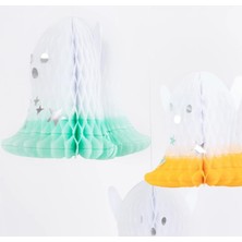 Alkar Ticaret -  Ghost Hanging Decorations - Neon Detaylı Hayalet Asılan Süsler (6'lı)