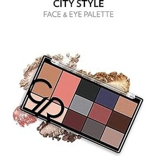 Alkar Ticaret City Style Face & Eye No: 02 Smokey - Allık, Bronzer, Aydınlatıcı ve 9'lu Far Paleti