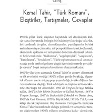 Alkar Ticaret Kemal Tahir ve Türk Romanı: Eleştiriler, Tartışmalar, Cevaplar