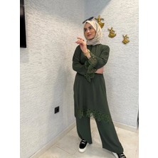 Aysun Aydemir Yazlık Dantel Detaylı Ikili Takım