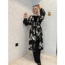 Aysun Aydemir Desenli Yazlık Tesettür Kimono