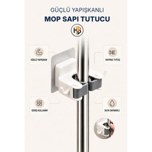 Premini 3'lü Banyo ve Mutfak Paspas, Mop, Fırça ve Sap Tutucu Seti